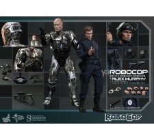 RoboCop Movie Masterpiece Action Figure 2-Pack 1/6 RoboCop Battle Damaged and Alex Murphy 30 cm